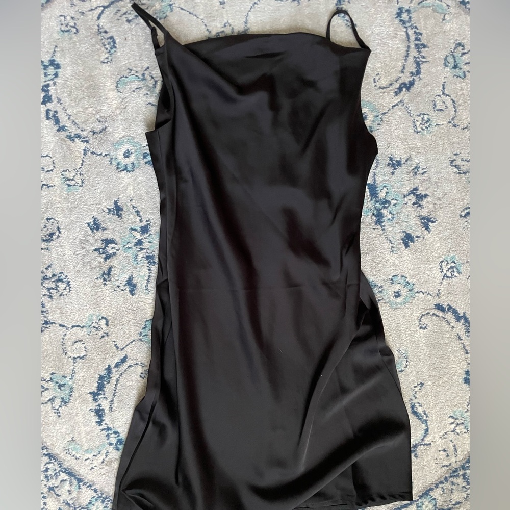 urban outfitters silk slip dress